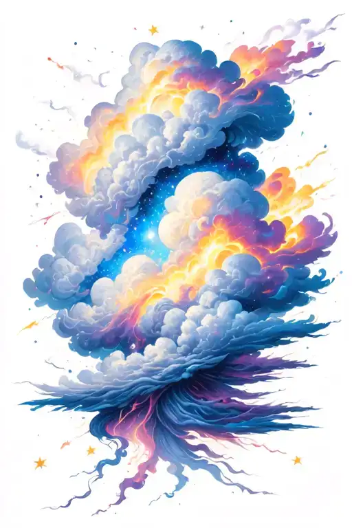 Cosmic Cloud Storm