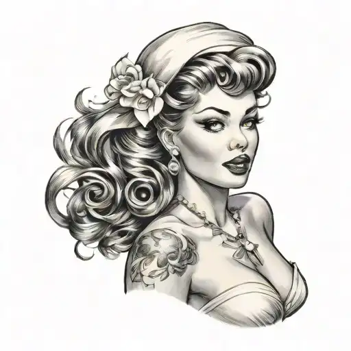 Pin-up Girl Nude