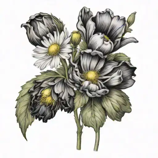 Hawthorn Flower Daisy Flower Honeysuckle Flowers Poppy Flowers