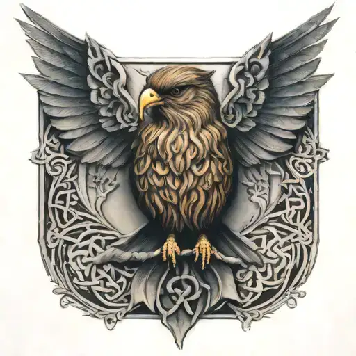 Coverup Celtic Bird