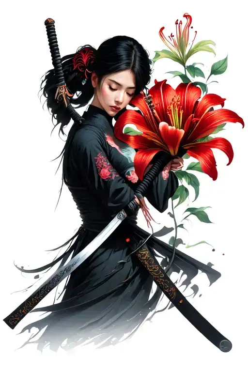 Katana Embrace By Spider Lily