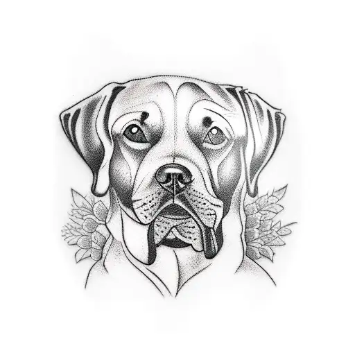 Dog Memorial Death Tattoo Labrador His Death