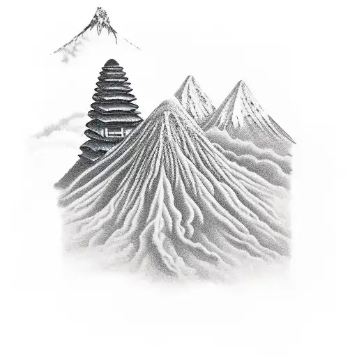 Bali Tattoo With Fitcation 2023 Blended Into Volcano Mountain