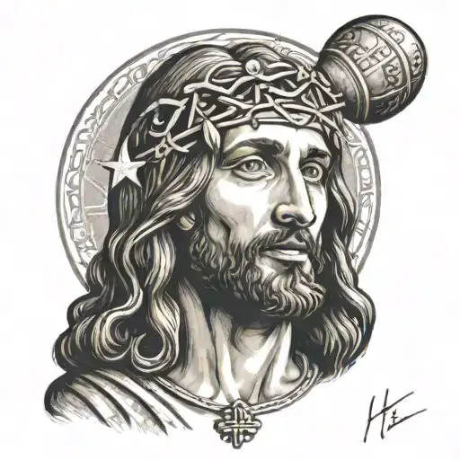 Transgender Jesus With Maracas