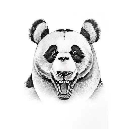 Panda Bear Screaming