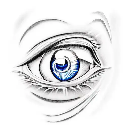 Evil Eye And Dragon And Geisha