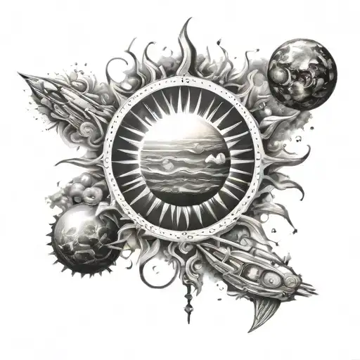 A Sun And The Universe