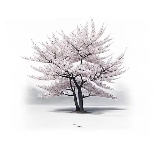 Full Korean Cherry Blossom Tree