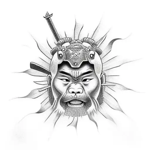 Samurai With Filipino Sun