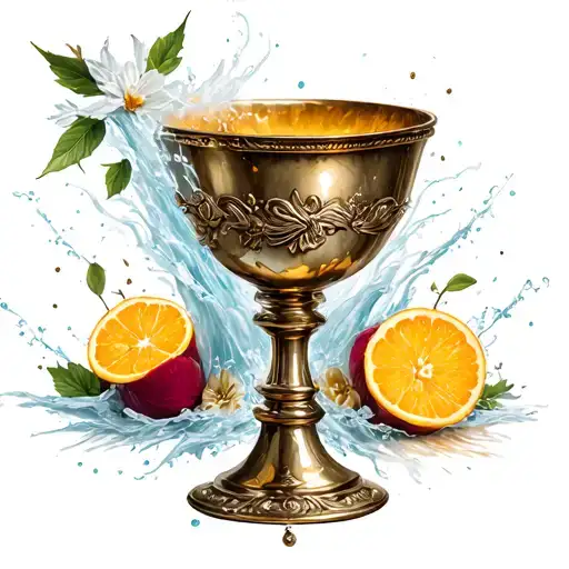 Biblical Chalice Overflowing