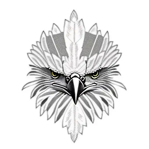 Eagle With Headdress