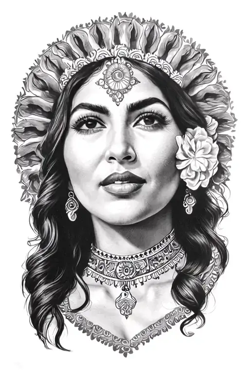 Mexican Woman's Head