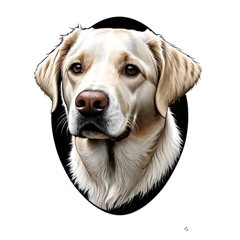 My Dog Coco Born 26Th November 2023 She Is A Blonde Labrador Black And White