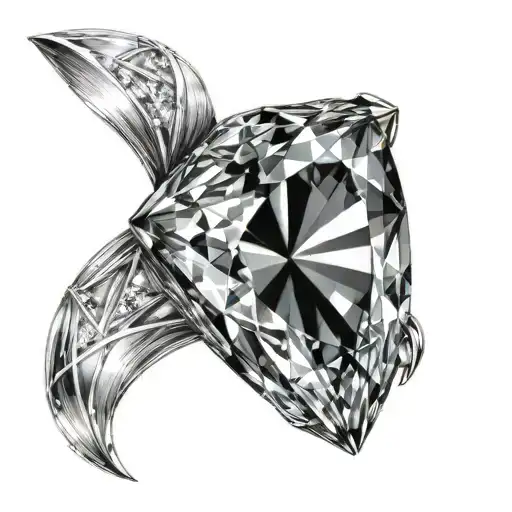 Diamond From The Side View