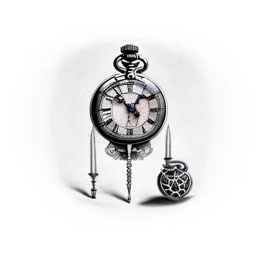 Grim Reaper With Pocket Watch