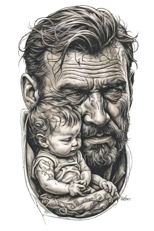 Father With Baby Girl