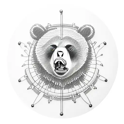 A Bear Playing Volleyball