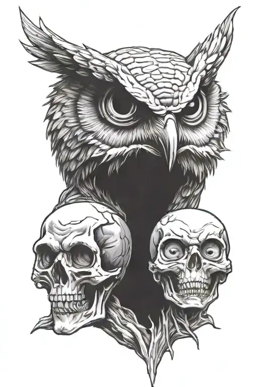 3D Owl Skull And Chucky F Baby
