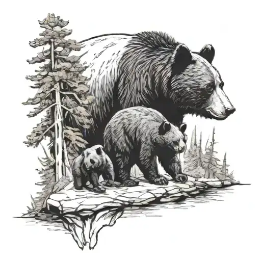 Black Bear And Cubs Old Forge Latitude And Longitude Location On Compass