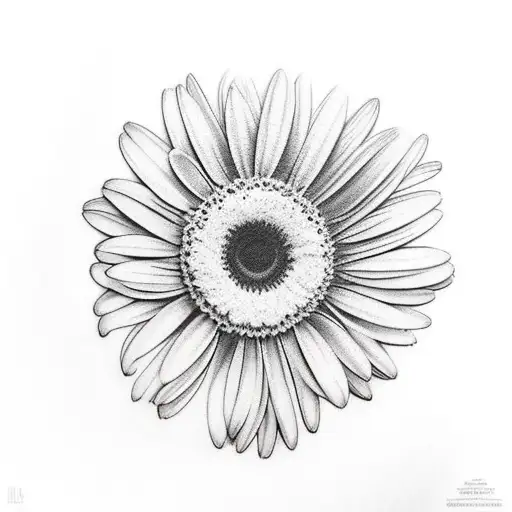 Cat Wrapped In Daisy Flower