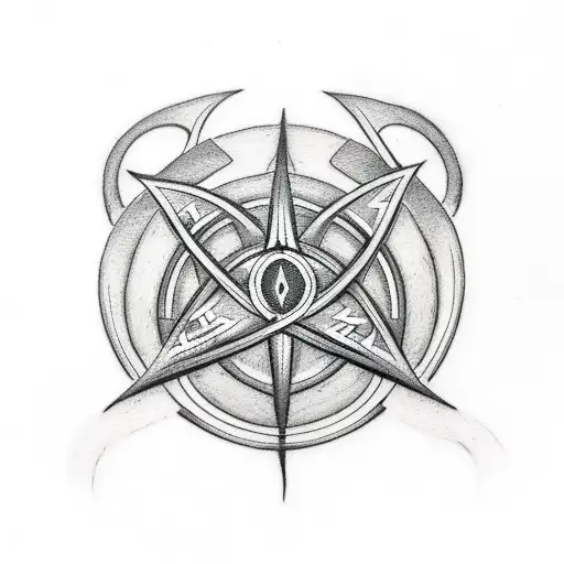 Pagan Triple Moon Runes