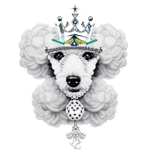 Poodle With Crown