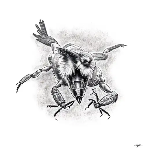 Raven On A Scorpion