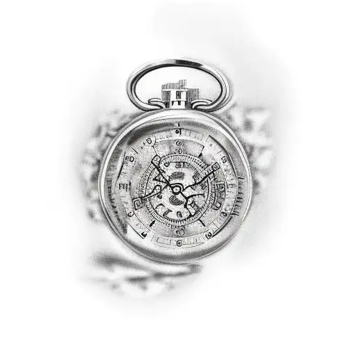 Stopwatch With Broken Glass