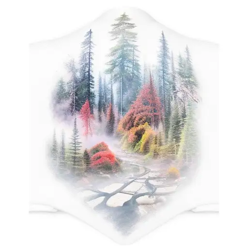 Wonders Of The Universe To Foggy Forest Sleeve With Color