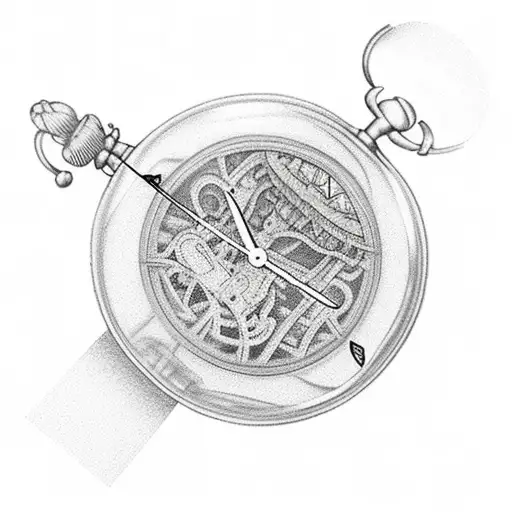 Stopwatch With Broken Glass