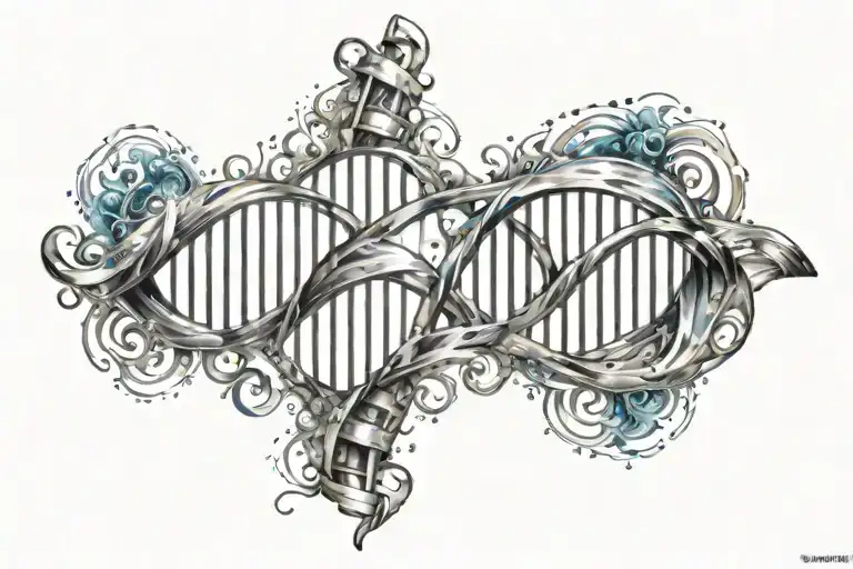 Dna Fire And Water Waves
