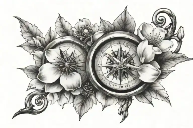 Compass Cherry Blossom Flowers