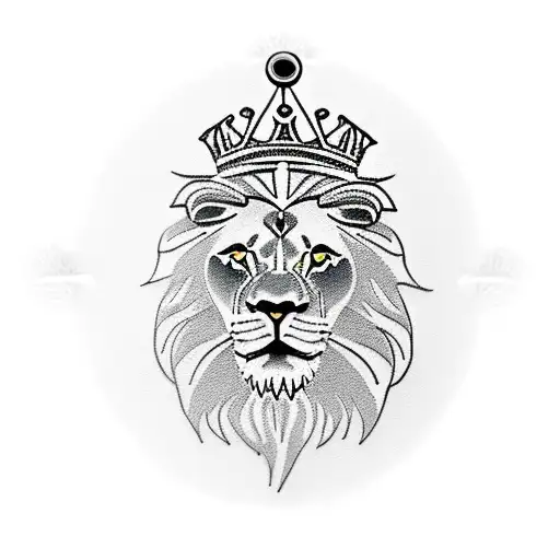 Lion With Crown And Roses Pocket Watch