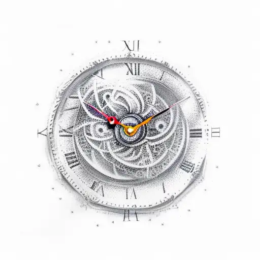 Time And Space Obsorbing A Clock