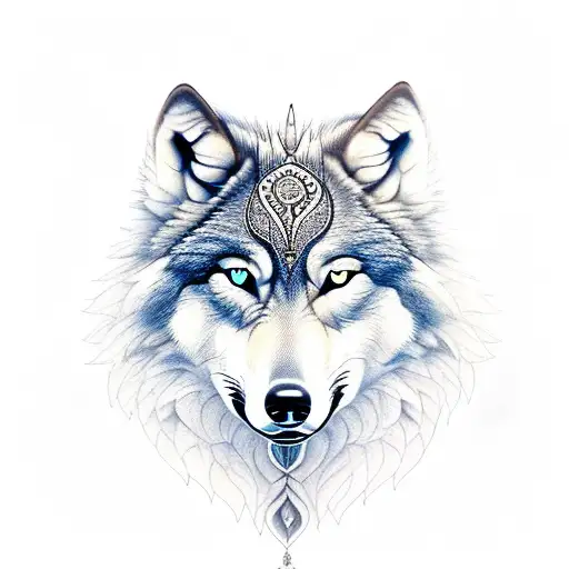 Wolf And Indian