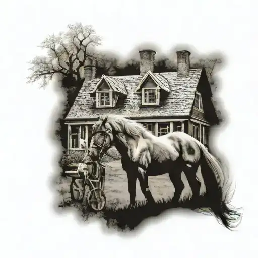 Horse And House