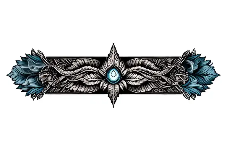 Unalome Indian Symbole Smoke