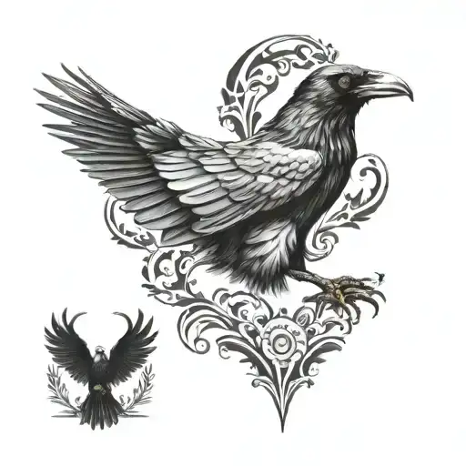 Raven Wrist Symmetric