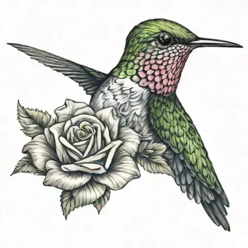 Hummingbird Rose