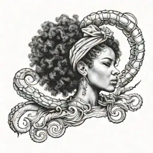 Afro Haired Female Scorpio