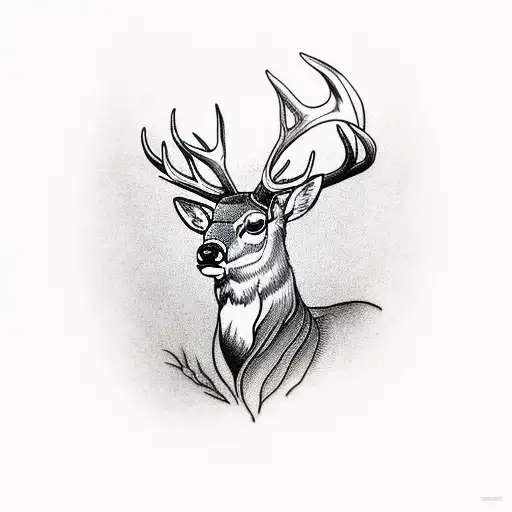 Stag And Deer