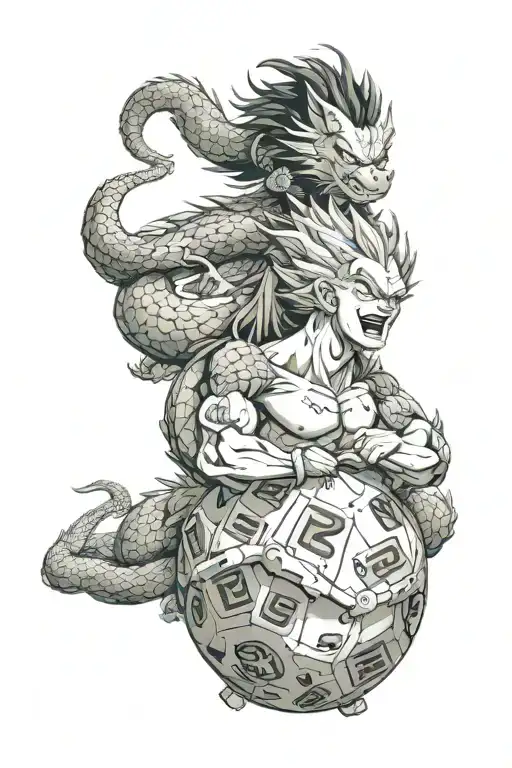 With K20 Dice And Dragon Ball With 4 Stars