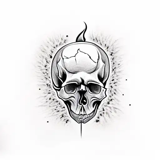 Skull On Fire