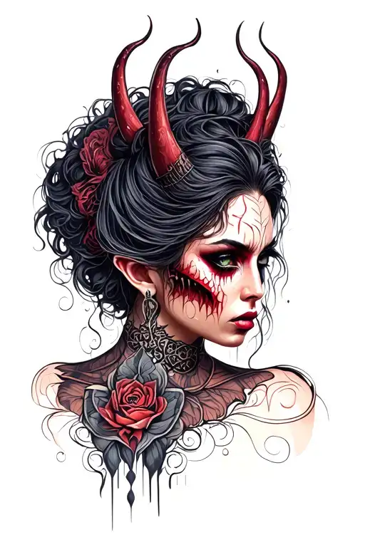 Beautiful Evil Woman