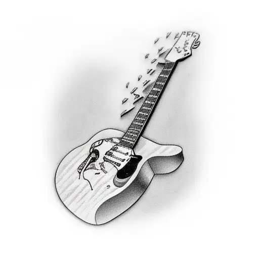 Airplane Whith A Guitar