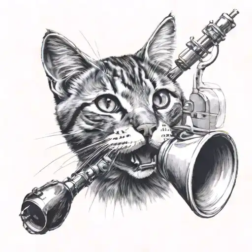 Cat With Megaphone