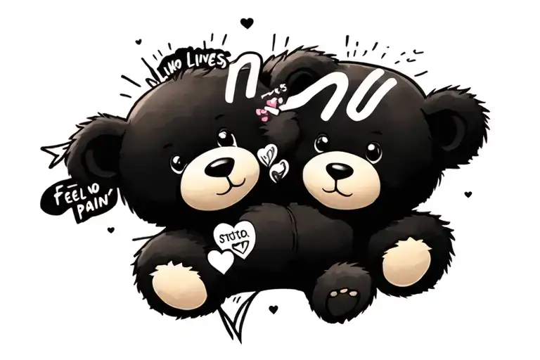 Show No Love Feel No Pain With Lifeless Teddy Bear