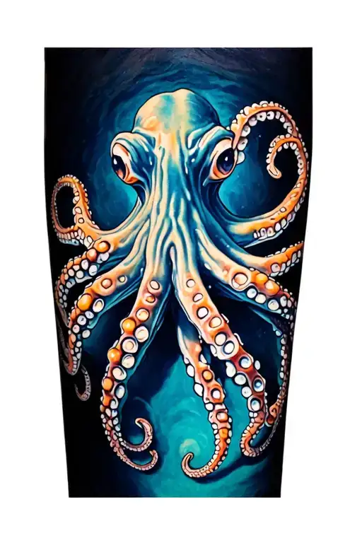 Blue-ringed Octopus Wrapped Around My Lower Forearm