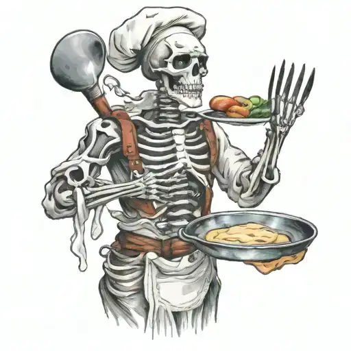 Skelleton As A Chef
