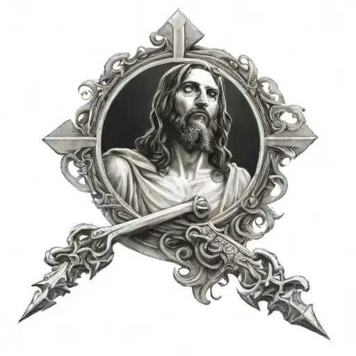 All Glory To God Jesus Carting Cross